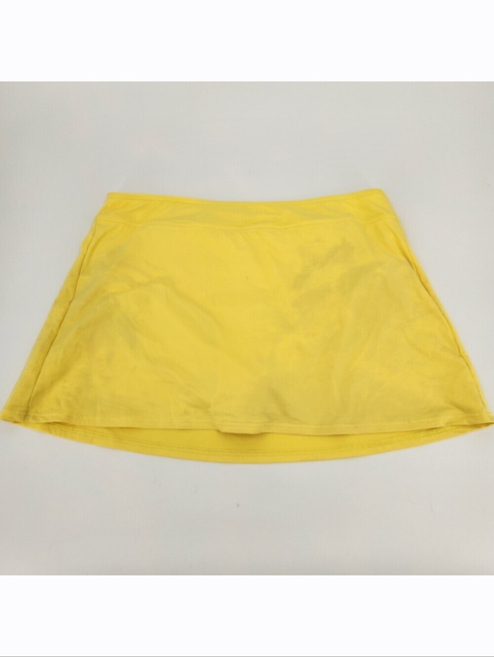 Lands End Swim Skirt Bottom Womens Size 14 Yellow